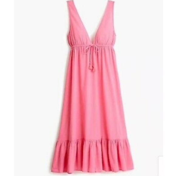 J. Crew Dresses & Skirts - DELETING SEPT 13 🌞J. Crew V-Neck Crinkle Cotton Dress